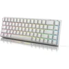 Durgod Hades 68 mechaninė žaidimų klaviatūra, 65% Ansi Us išdėstymas - Usb Type C, aliuminio korpusas, Double Shot Pbt Cherry profilis (cherry Silent Raudona, balta)