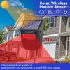 Durų skambučio rinkinys, solar allee aliarmo judesio jutiklis lauko apsaugos sirenai, 200–300 metrų belaidžio perdavimo atstumas, su 1 elektroniniu įjungiamu imtuvu, 1 judesio jutiklio detektoriumi