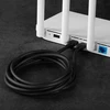 Dutevolns skysto silikono vielos cat 6 tinklo ethernet kabelis 2 m, itin lankstus ir plonas lan ethernet kabelis iki didelės spartos 10 gbit/s, 550 mhz, skirtas mac, pc, maršrutizatoriui, ps4/5 (juodas)