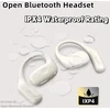 Duvoss atviro tipo ausinės, tikros belaidės ausinės su mikrofonu, lengvos, bluetooth 5.3 ausinės su ipx4 atsparumu vandeniui, ausinės su ausų kabliukais, air line sportinės ausinės treniruotėms ir bėgiojimui