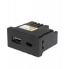Dvigubas Usb A+c įkroviklis, juodas Luuna modulis