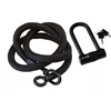 Dviračio grandinė tex-lock eyelet x-lock l 160cm juoda