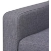 Fotelis Dvivietė sofa, audinys, pilka