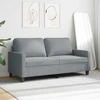 Fotelis Dvivietė sofa, šviesiai pilkos spalvos, 140cm, audinys