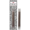 (dydis 6/4mm) - Chiaogoo Twist Raudona Lace keičiami virbalų galai 10cm