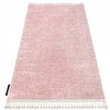 Dywany Uszczow Berberų stiliaus kilimas 140x190 glotnus rožinis #gr3861