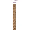 Džiuto virvė, 50m ilgio, 6mm storio