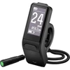 E-mangue 5 kontaktų moteriškas Ebike Lcd ekranas, skirtas Bafang Bbs01b Bbs02b Bbs Hd vidurio varikliui, elektrinio dviračio ekranas, dviračio kompiuteris su 0-9 Pas Uart protokolu