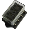 E Support™ Automobilio sunkvežimio 4 krypčių standartinis ato ašmenų saugiklių dėžutės bloko laikiklis 12v 24v