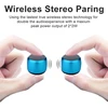 Kompiuterio kolonėlės Eageroo Bluetooth mini kolonėlė, nešiojama kolonėlė, stereo garsas su deep bass technologija, mėlyna