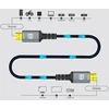 Eareyesail 8k Hdmi 2.1 kabelis 30m, 48gbps optinis Hdmi 2.1 kabelis, skirtas montuoti sienoje, Cl3 sertifikuotas, palaiko 8k@60hz/4k@120hz, Earc Dynamic Hdr, 3d, Vrr, suderinamas su Ps5/ps4/x-box/roku Tv/rtx3080/3090