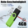 Eastbull Usb atmintinė 4 Gb, 10 vnt., žalia, pasukama