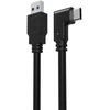 Easy Hood Usb C kabelis 5 m Usb 3.0 A į Usb C kabelį 90 laipsnių Usb 3.2 Gen Type C duomenų kabelis 4k 60hz vaizdo perdavimui, skirtas Sony A7iv A7r Iv A7iii A7riii Nikon Z6 Z7, Eos R Rp G7x Mark Iii Fuji X-t3 X-t4
