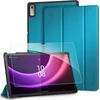 Easyacc dėklas, skirtas Lenovo Tab P11 (2nd Gen) 11.5 colių Tb350fu/tb350xu 2022 su ekrano apsauga, itin plonas dėklas su stovo funkcija, automatinio užmigdymo/pabudimo funkcija, peacock mėlynas