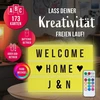 Easymaxx Led šviesos dėžutė su 173 raidėmis ir simboliais