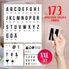 Easymaxx Led šviesos dėžutė su 173 raidėmis ir simboliais