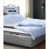 Čiužinys Eazzzy Topper Trend, 5 cm aukščio, antčiužinis, laidus orui, memory foam, tinkamas alergiškiems žmonėms, antčiužinis su nuimamu užvalkalu, 180 x 200 x 5 cm