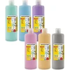 Eberhard Faber Efa Colour 578906 pirštų dažai, 6 pastelinės spalvos, po 750 ml, pirštų dažai vaikams, netoksiški