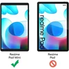 Ebeststar - (2 vienetai) grūdinto stiklo apsauga, skirta realme pad mini 8.7 (2022), 3d ekrano apsauga, 9h grūdintas stiklas, užapvalintas, be burbuliukų
