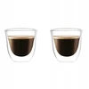 Ecarla Terminių stiklinių rinkinys dvigubas stiklas kavai Espresso 70ml 2vnt