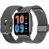 Echo Rainbow Nano - išmanusis laikrodis vyrams Amoled 1.83 colių pilkas - skambučių bluetooth/belaidis ryšys ir sveikatos jutikliai - sporto režimai su treneriu - 2 metalinės apyrankės ir trintukas - mini, lengvas ir