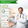 Ecoschlaf® Ortopedinė pagalvė 2025 Premium kaklo atramos pagalvė - sertifikuota - pagalvė miegantiems ant šono, kaklo pagalvė pagaminta iš minkšto memory foam - ergonominė pagalvė - kaklo skausmui - reguliuojamo aukščio