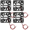 Ecsing 6010 bešepetėlinis aušinimo ventiliatorius su alyvos guoliu 60x60x10mm dc 12v kompiuterio cpu aušinimo ventiliatoriui 2 kontaktų korpuso ventiliatoriaus 4 vnt. pakuotė