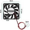 Ecsing 6010 bešepetėlinis aušinimo ventiliatorius su alyvos guoliu 60x60x10mm dc 12v kompiuterio cpu aušinimo ventiliatoriui 2 kontaktų korpuso ventiliatoriaus 4 vnt. pakuotė