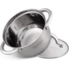 Edenberg 12 dalių puodų rinkinys eb-4000 chromo-nikelio nerūdijantis plienas inox18/10, idealus dujinėms, elektrinėms, halogeninėms, keraminėms ir indukcinėms kaitlentėms
