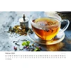 Edition Seidel Premium kalendorius Teatime Laikas puodeliui arbatos 2025 formatas Din A3 sieninis kalendorius atsipalaidavimas mėta citrina chai malonumas pipirmėtė imbieras žolelės arbata prieskoniai ayurveda Christian Müringer
