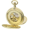 Eichmüller Since 1950 kišeninis laikrodis mechaninis rankinis užvedimas skeletas mechanizmas su grandinėle 8214-01, elegantiškas