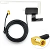 Eightwood Dab antena automobilinė Smb skaitmeninė Dab radijo antena su 3 metrų Dab stiklo laikikliu, skirta Blaupunkt Pioneer Clarion Alpine Multi-way