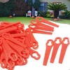 Einhell Atsarginis žolės trimerio peiliukas, 100 vnt. žolės trimerio atsarginių dalių pakuotė, plastikiniai atsarginiai peiliukai, žolės trimerio priedai, žolės trimerio plastikiniai peiliukai, atsarginių peiliukų rinkinys, plastikinis pakaitalas