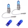 Einparts 2x H3 Super Baltas lemputės + W5w 12v 55w E4 Xenon šaltai baltos spalvos komplektas