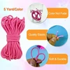 Elastingas siūlas 2.5 mm, 12 spalvų rinkinys papuošalams ir rankdarbiams