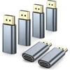Elebase 4k Displayport į Hdmi adapteris 6 vnt., vienakryptis Dp Pc į Hdmi monitoriaus keitiklis, Uhd 4k @ 30hz/2k @ 60hz/1080p@120hz Dp kištukas į Hdmi lizdą, suderinamas su Dell, Lenovo, Hp, Nvidia