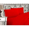 Elegant Comfort 1500 gijų skaičiaus, atsparios raukšlėms ir blukimui, egiptietiškos kokybės itin minkštos prabangios 2 dalių pagalvių užvalkalai, standartinio dydžio, raudoni