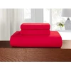 Patalynės komplektas Elegant Comfort 1500 gijų skaičiaus egiptietiškos kokybės raukšlėms ir blukimui atsparus 3 dalių antklodės užvalkalų komplektas, full/queen, raudonas