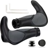Elosis dviračio rankenos, guminės ergonomiškos dviračio vairo rankenos, neslystančios vairo rankenos 22 mm, skirtos Mtb Bmx dviračių sulankstomiems miesto dviračiams, paspirtuko rankenos