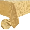 Elrene Home Fashions elegantiška austų lapų žakardo damasto staltiesė