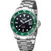 Elysee Ocean Pro Ceramic vyriškas laikrodis 40 mm 20 Atm, švytinčios rodyklės ir indeksai, datos rodymas 80581, 80582, 80583, 80584, 80585, 80586, 80588, 80589