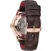 Elysee vyriškas laikrodis Vintage Master Automatic 40 5 Atm datos rodymas 80559, 80560, 80595, 80562, 80558, 80596, rožinis auksas, dirželis