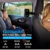 Elzo 12000 Mah Usb ventiliatorius, tylus rankinis mini ventiliatorius su 3 greičiais / 360° pasukimu, nešiojamas prisegamas ventiliatorius, stalo ventiliatorius su lanksčiu trikoju vežimėliui, biurui, automobiliui, stovyklavimui