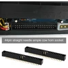 Emagtech 5 vnt. 44 kontaktų Ide prievado dėžutės jungties antraštė 2 x 22 dviguba eilė 2,0 mm žingsnio kištuko jungties pakeitimas, suderinamas su Commodore-amiga 1200/600