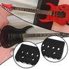 Emagtech 6 stygų gitaros fiksuotas tiltelis metalinis elektrinės gitaros atsarginis elementas gitaros balnelio tiltelio rinkinys, skirtas 6 stygų strat tele stiliaus elektrinei gitarai, juodas