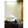 Emaliuotas puodas aroma puodas duonai 1.33l 24cm skersmens šviesiai pilkas 115 155 (importuotas iš Japonijos / pakuotė ir instrukcija parašyti japonų kalba)