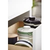 Emaliuotas puodas aroma puodas duonai 1.33l 24cm skersmens šviesiai pilkas 115 155 (importuotas iš Japonijos / pakuotė ir instrukcija parašyti japonų kalba)