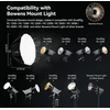Emart Smallrig 120 cm Parabolic Softbox su Bowens tvirtinimu