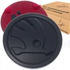 Emblema ženkliukas skirtas škoda fabia octavia superb 90mm juodas matinis