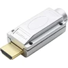 Emelec Víascom Ch001 Hdmi Male 2.0 paauksuoti kontaktai, tvirtinimas varžtais, metalo spalvos
